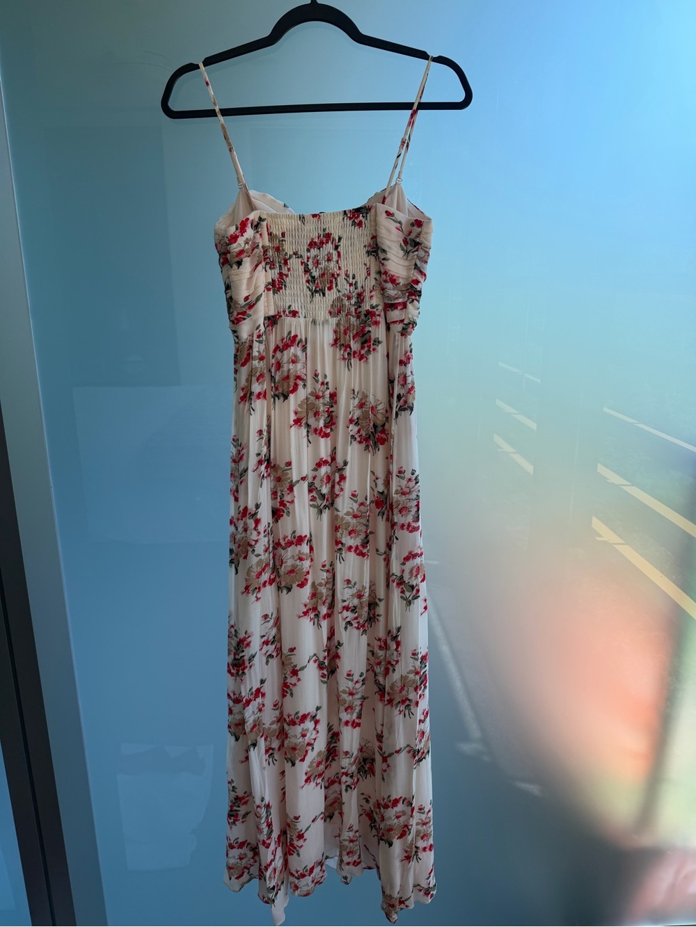 & Other Stories Double Twist Floral Maxi Summer Dress - Picture 4 of 4
